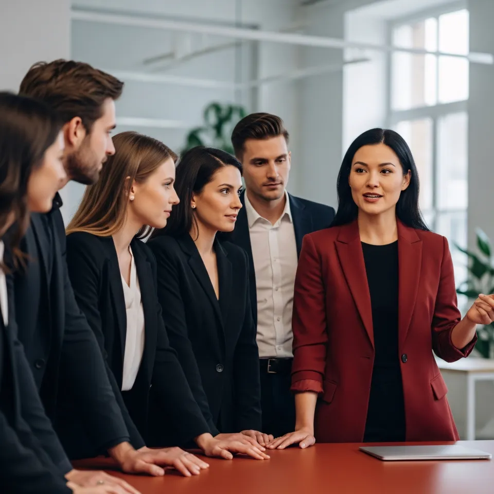 Equipa de consultores financeiros portugueses